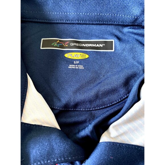 Greg Norman Small Mens Polo Shirt With Moisture-Wicking Technology UPF 30+ Sun P - Picture 3 of 4